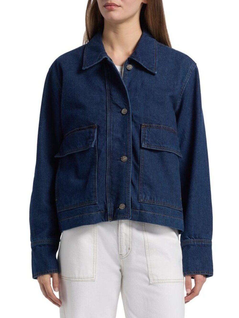 Reformation NWT Oakley Denim Jacket in Havasu - Size XS
